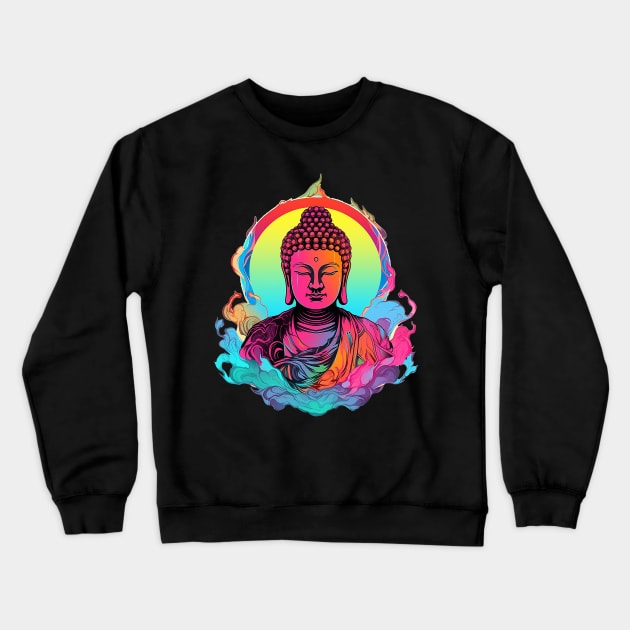 budhaq Crewneck Sweatshirt by piratesnow